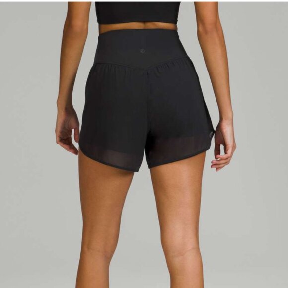 Lululemon Nulu and Mesh High-Rise Yoga Short 3.5" Black - Picture 1 of 1